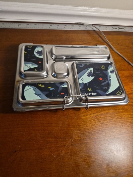 planet Box Other - Planet Box Kids Stainless Steel Shark Rover Lunchbox - Blue